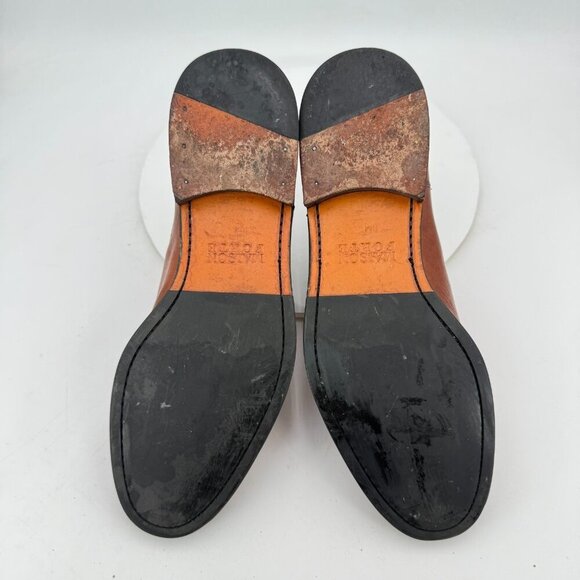 Maison Forte Men Size 11M Brown leather Side Elastic Chelsea Boot - Picture 8 of 12